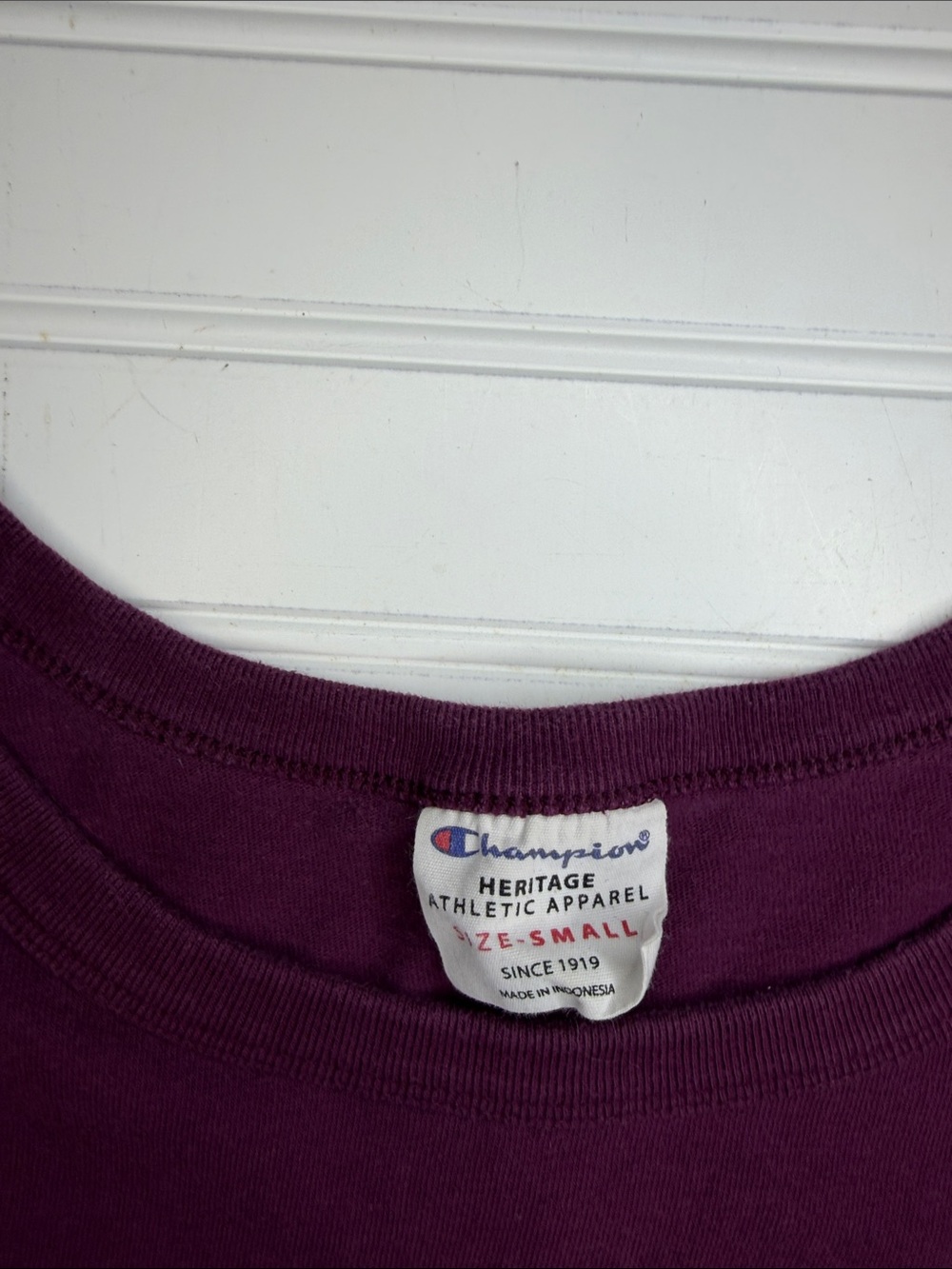 Champion Heritage Athletic Cropped boxy Tee 100%Cotton Size S embroidered logo - Picture 2 of 9